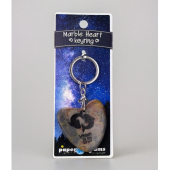 Sleutelhanger Vissen Marble Heart 